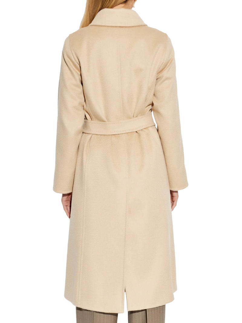 RICCIO CAMEL COAT WITH BELT