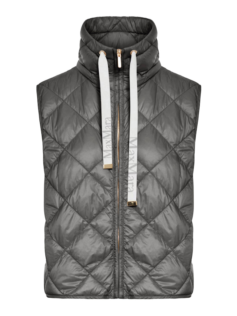 PADDED VEST IN DROP-RESISTANT NYLON CANVAS
