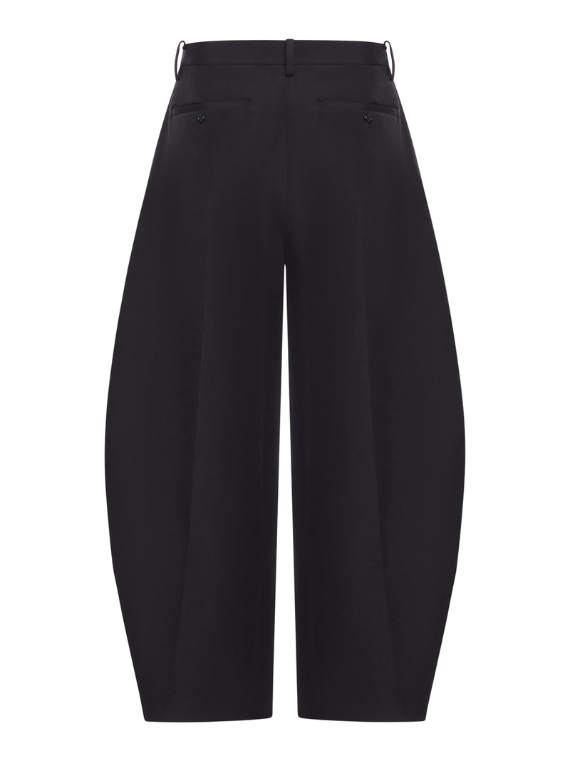 COTTON AND SILK BALLOON TROUSERS