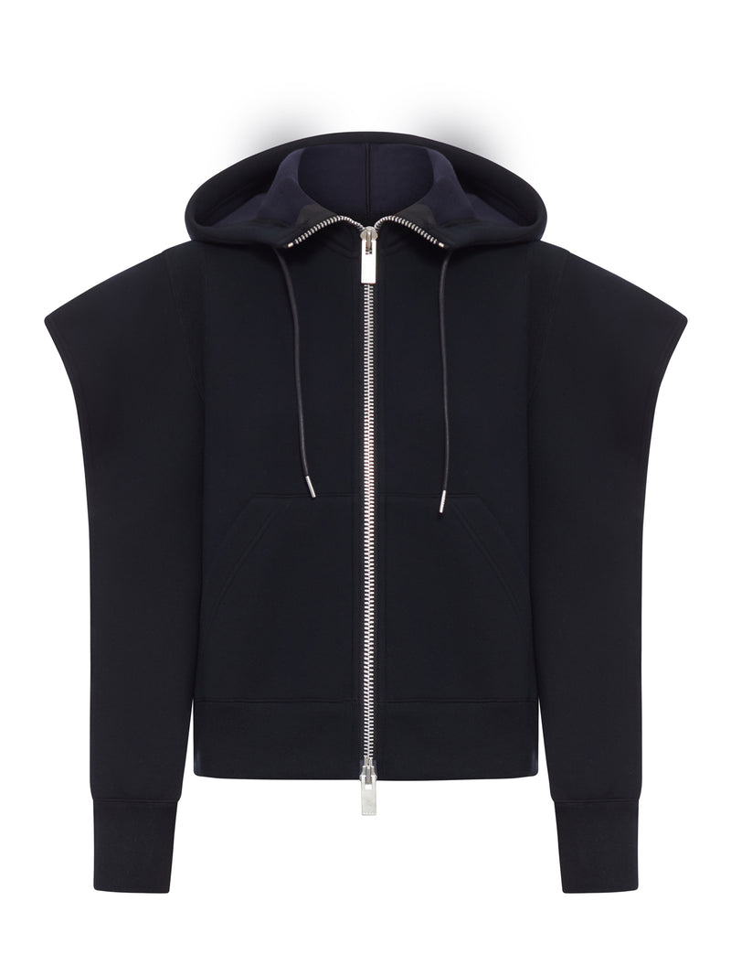 COTTON BLEND HOODIE