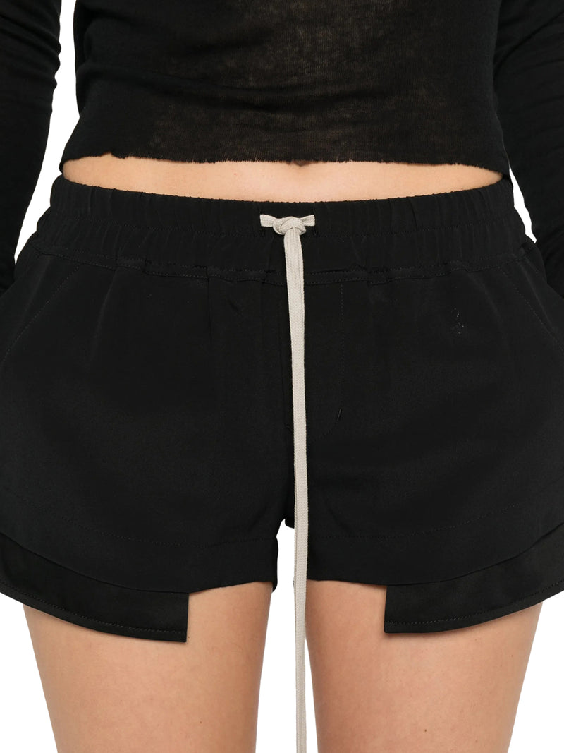 FOG SHORTS WITH DRAWSTRING IN SILK BLEND
