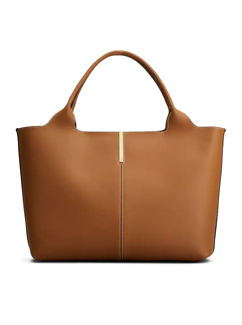 MEDIUM-SMALL LEATHER SHOPPING BAG
