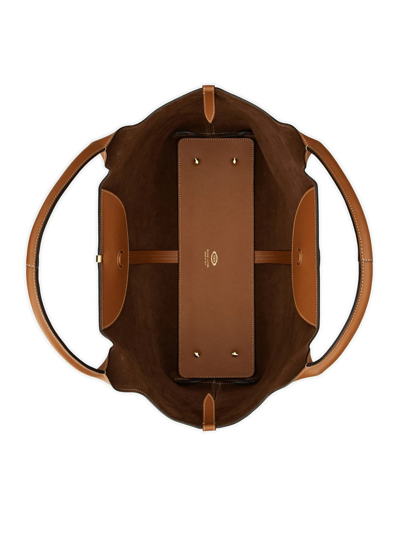 MEDIUM-SMALL LEATHER SHOPPING BAG