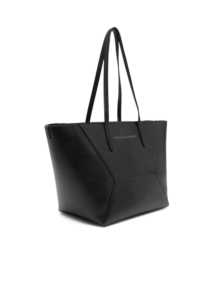 LEATHER SHOPPER BAG