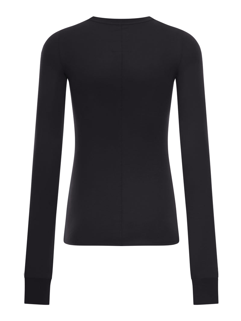 LONG-SLEEVED COTTON GIRDER SWEATER