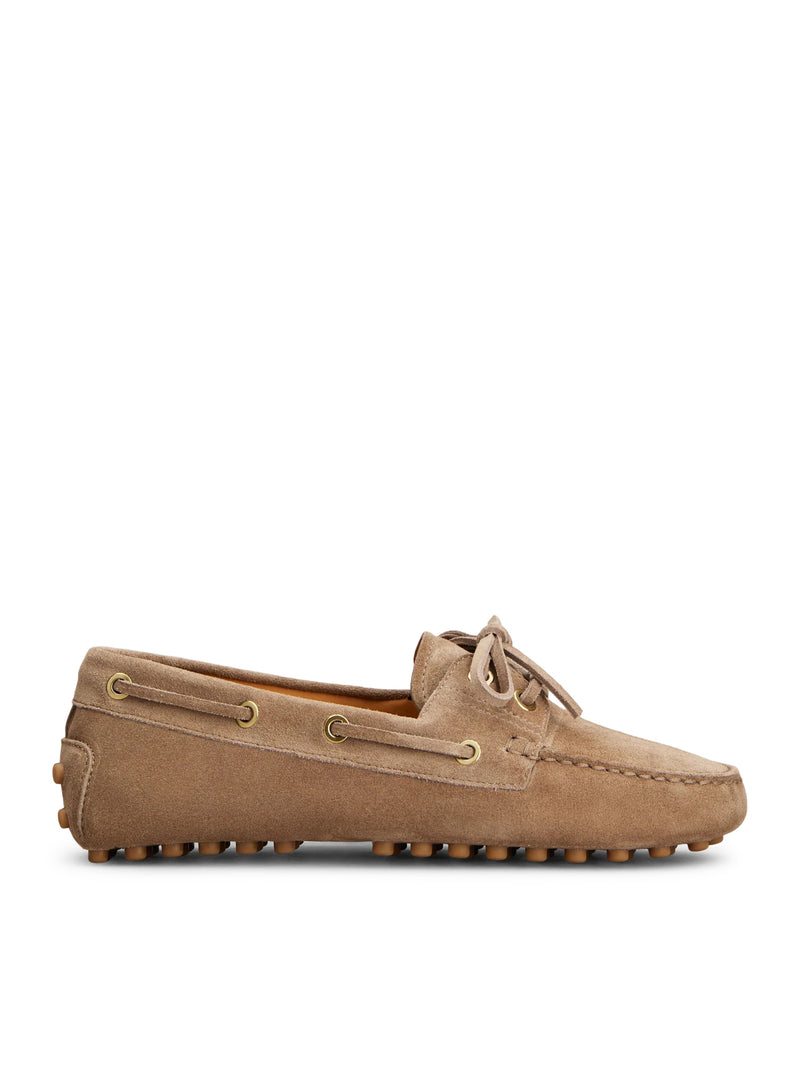 GOMMINO SUEDE BOAT LOAFERS