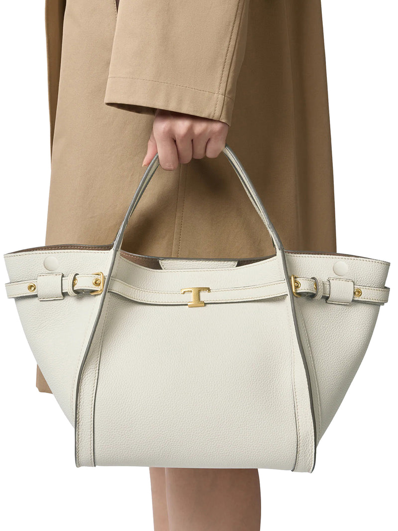 SMALL LEATHER SHOPPING BAG