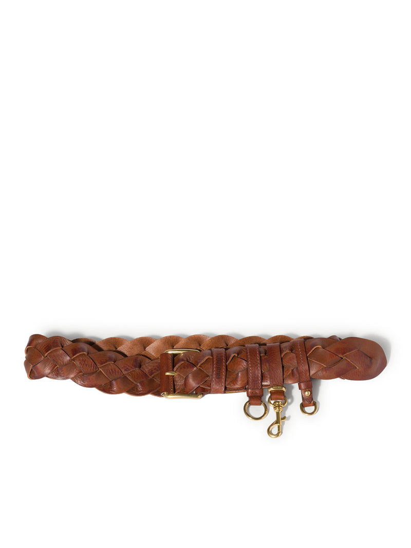 WOVEN LEATHER BELT