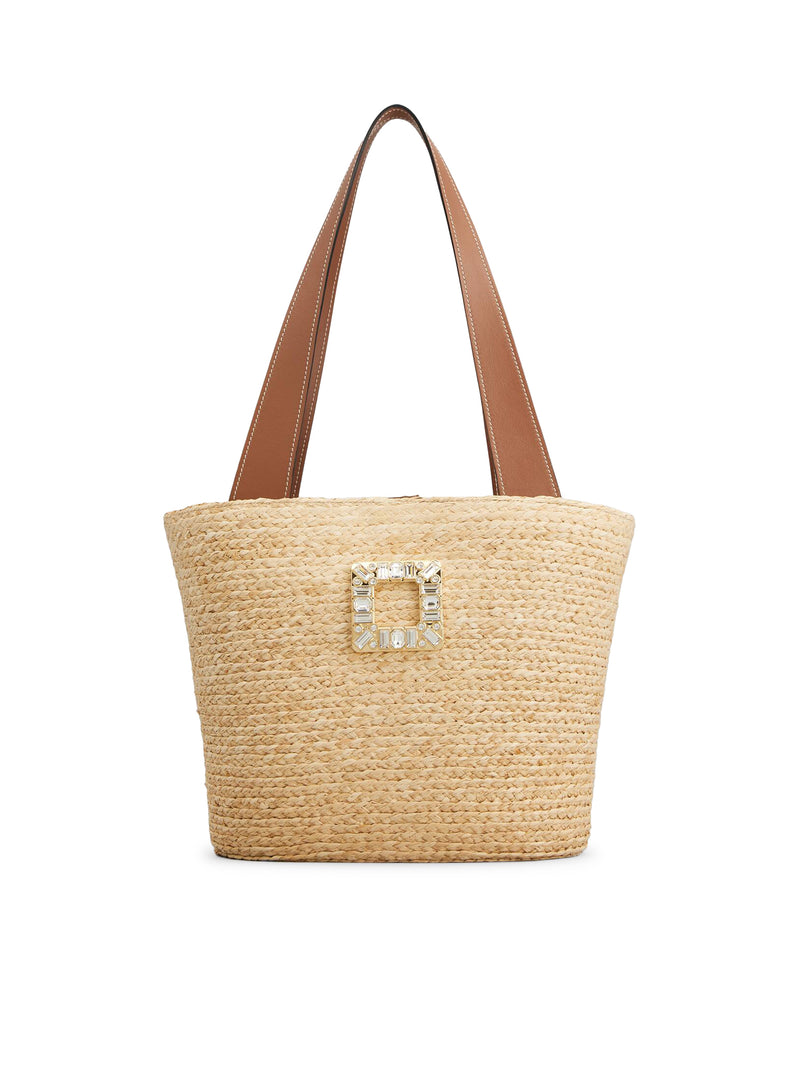 SMALL RAFFIA SHOPPING BAG