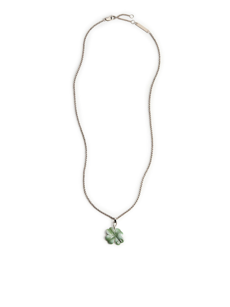 DIOR TRÈFLE PENDANT NECKLACE