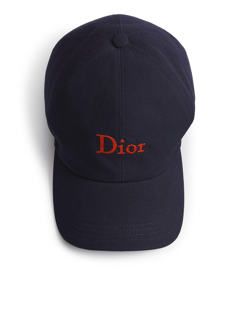 DIOR CAP IN COTTON CANVAS