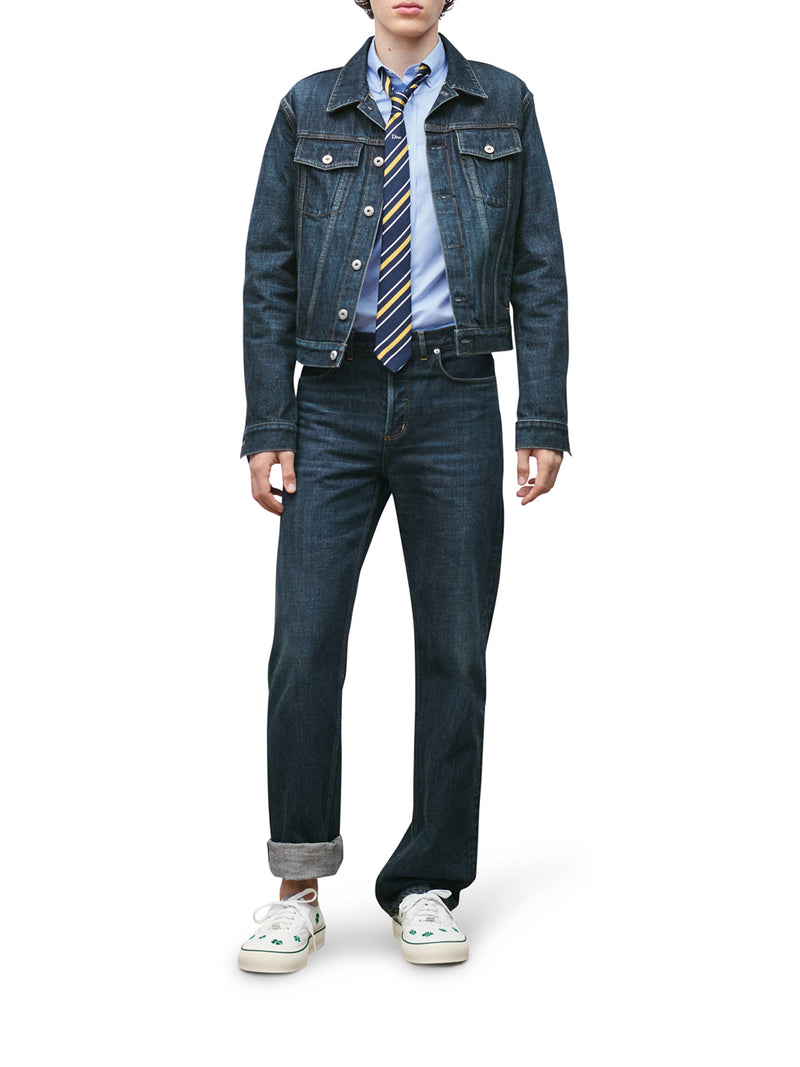 REGULAR FIT COTTON TWILL JEANS