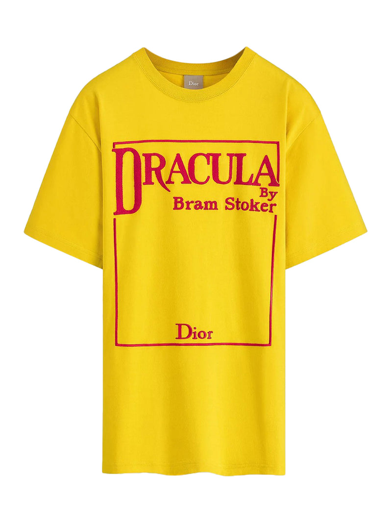 T-SHIRT WITH BOOK COVER EMBROIDERY