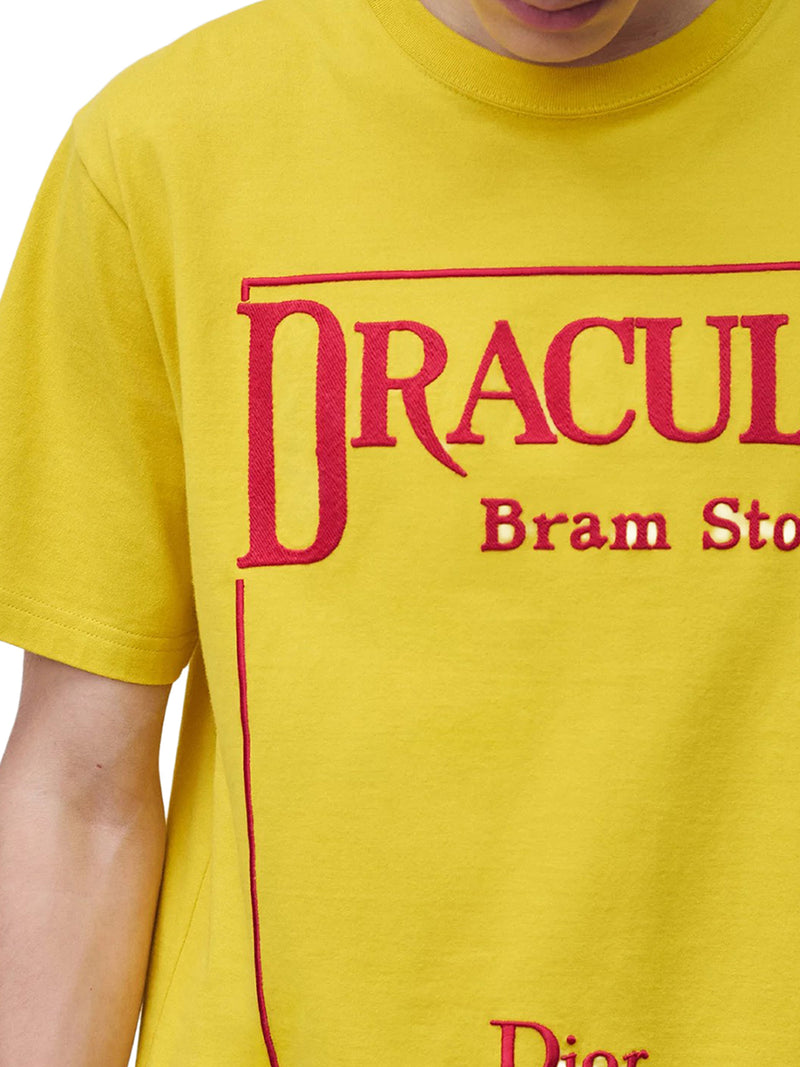 T-SHIRT WITH BOOK COVER EMBROIDERY