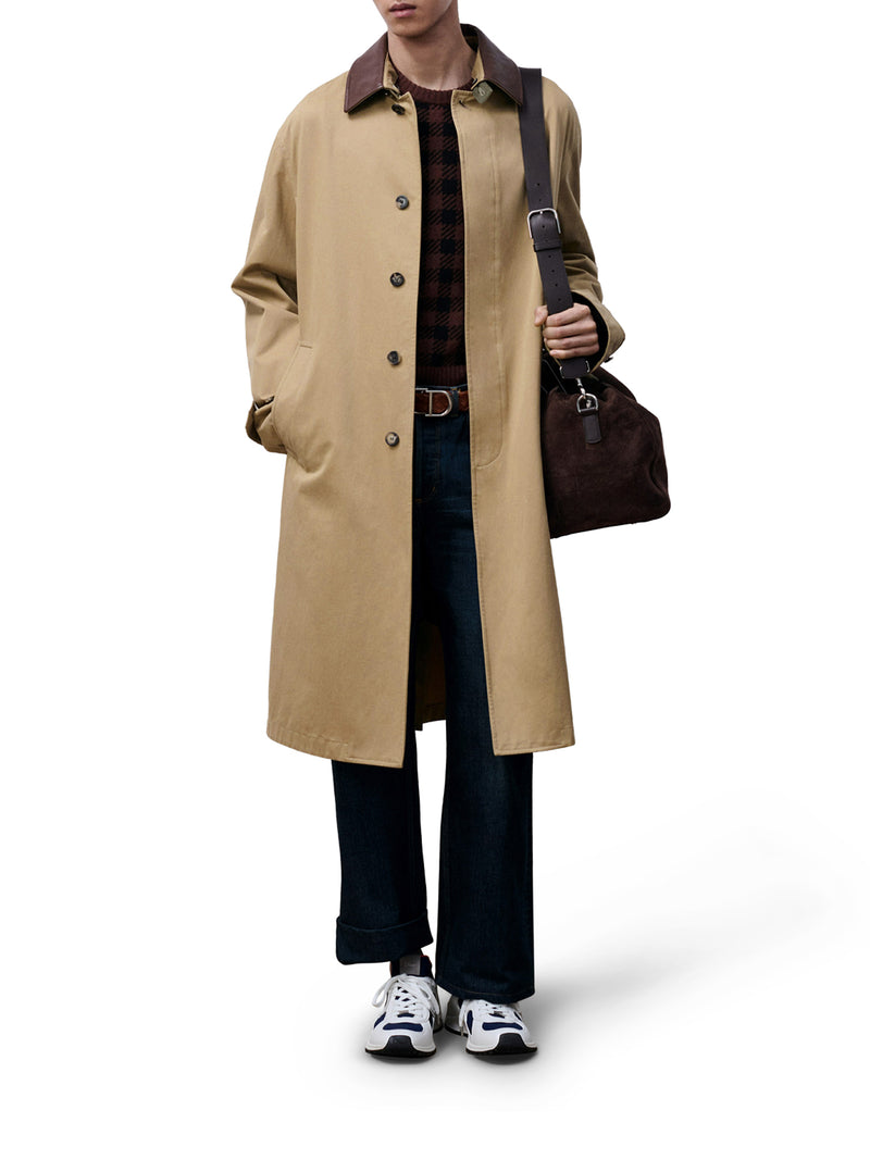 CLASSIC COAT WITH EMBROIDERY