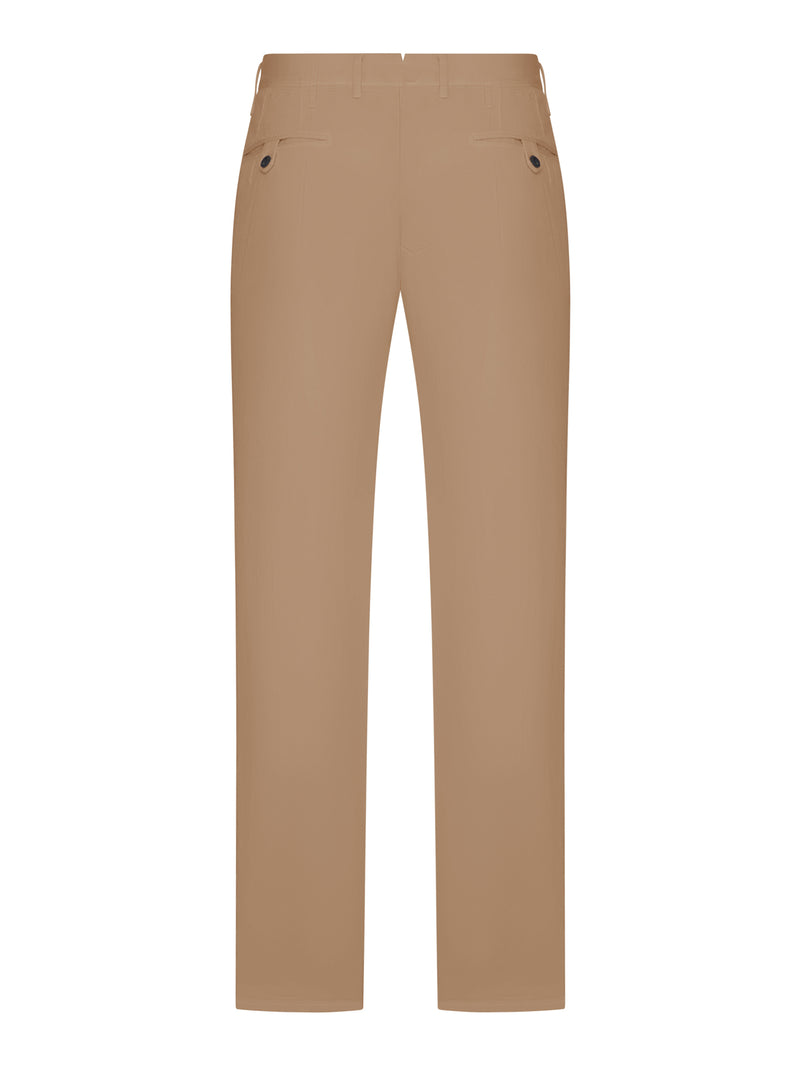 TAILORED TAILORED TROUSERS IN COTTON AND LINEN BLEND