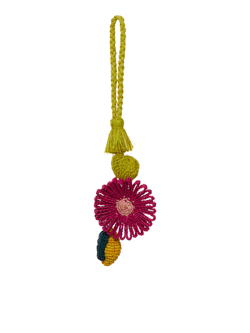 DECORATIVE LEMON CHARMS IN RAFFIA