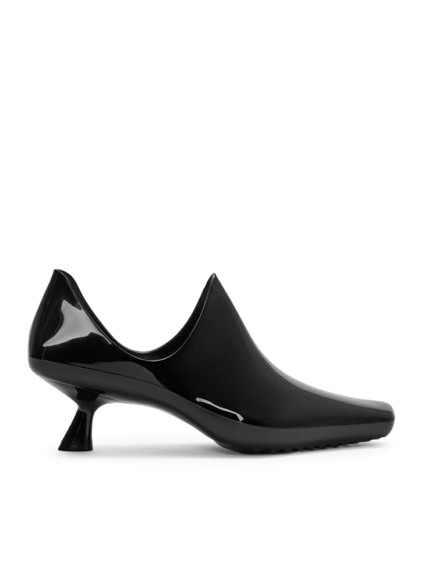 EMILY AQUA PVC ANKLE BOOTS