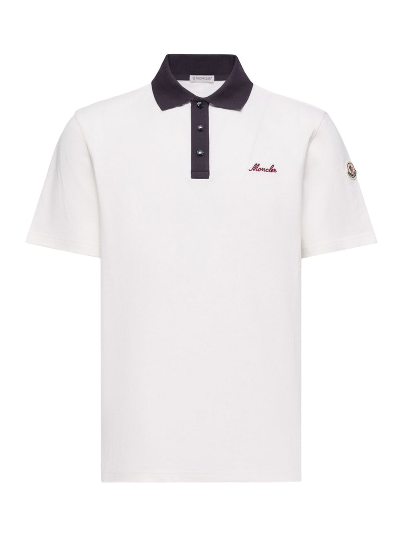 COTTON PIQUET POLO SHIRT WITH EMBROIDERED LOGO