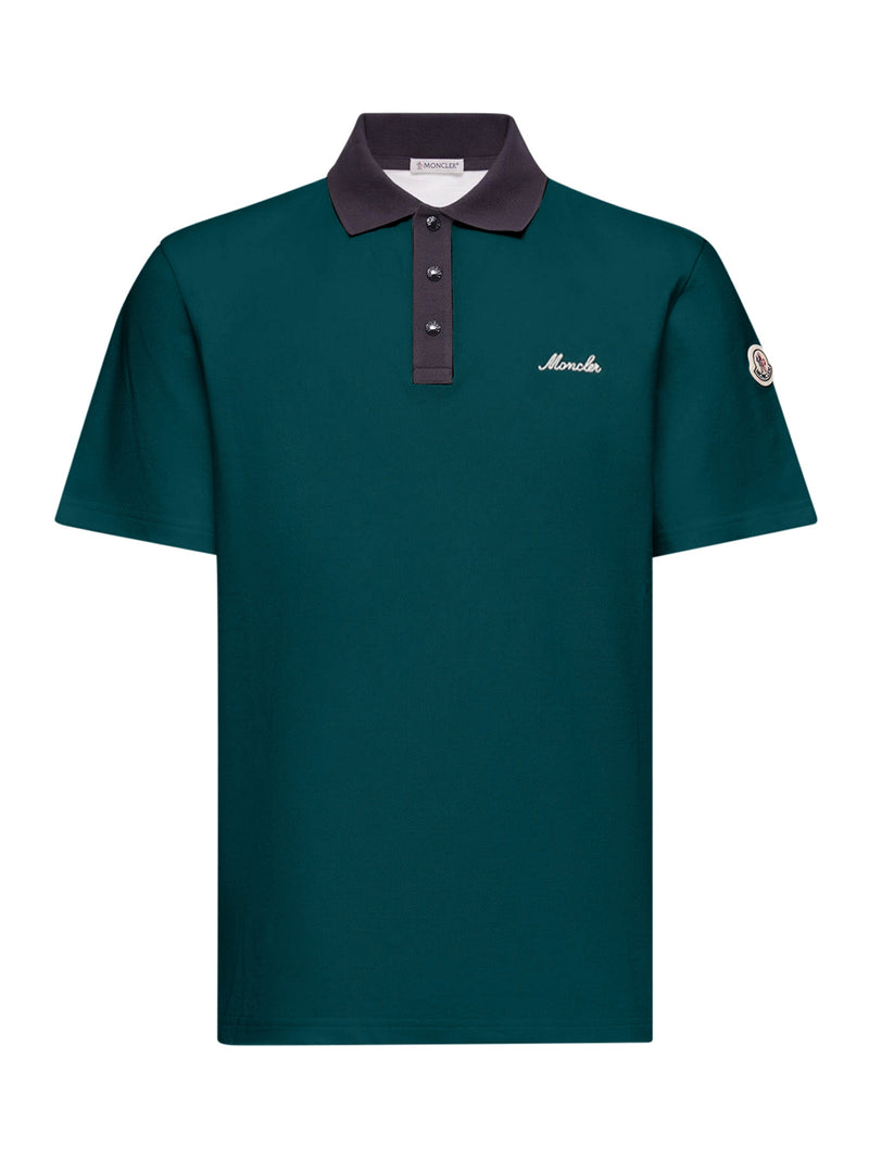 COTTON PIQUET POLO SHIRT WITH EMBROIDERED LOGO