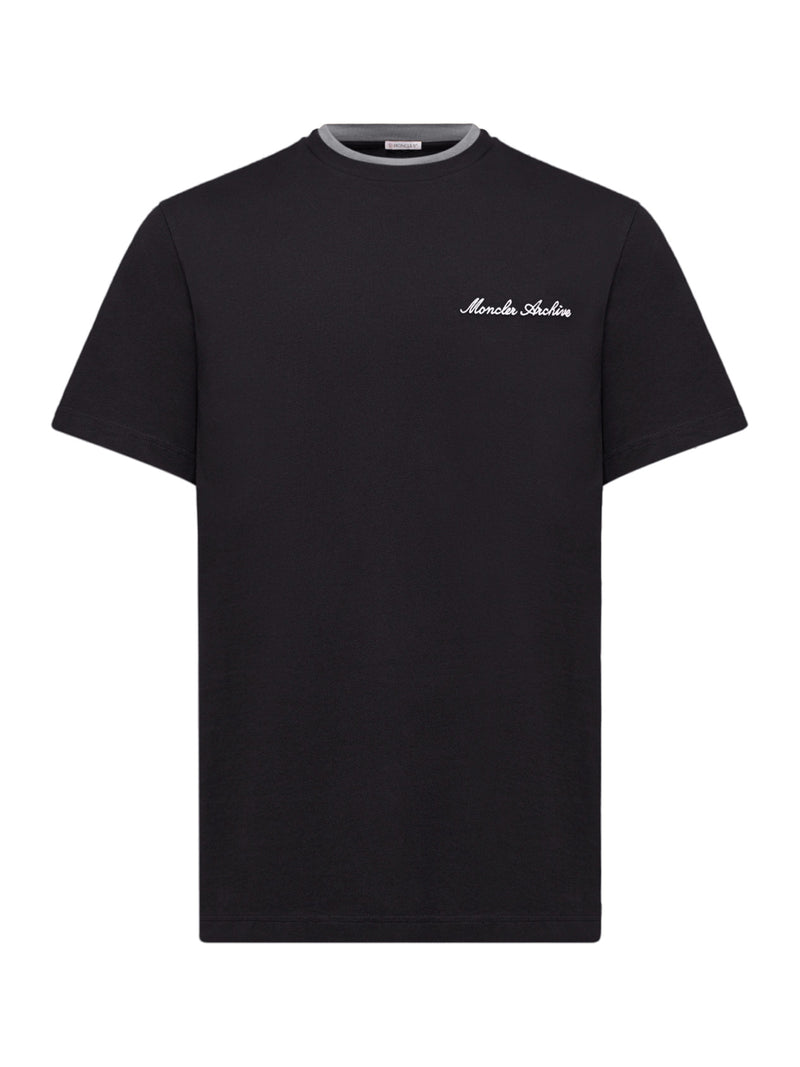 COTTON T-SHIRT WITH EMBROIDERED LOGO