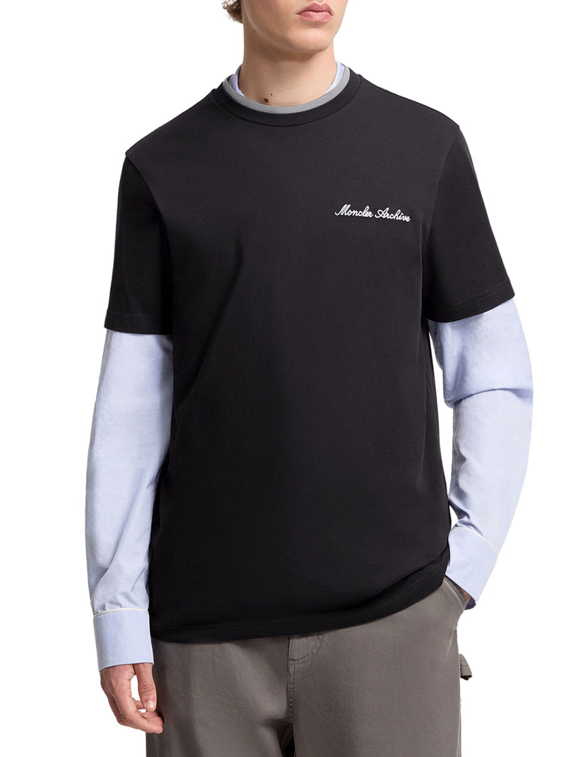 COTTON T-SHIRT WITH EMBROIDERED LOGO