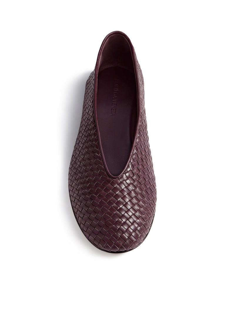 PINK LEATHER BALLERINAS