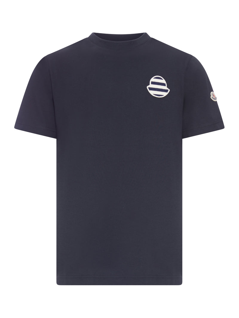 COTTON T-SHIRT WITH LOGO ON THE CHEST