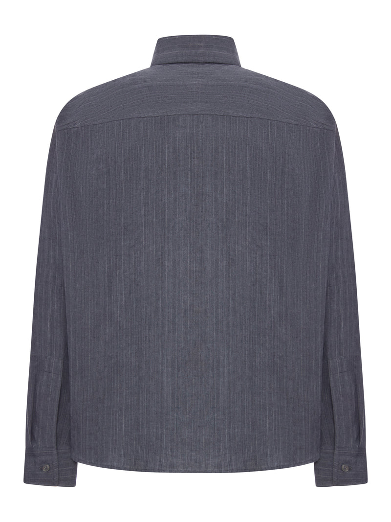 STRIPED LINEN SHIRT