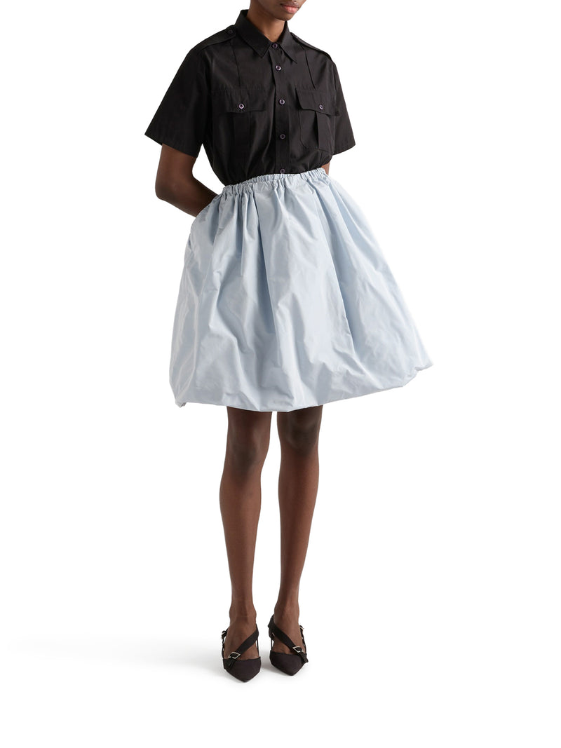 SHORT-SLEEVED POPLIN SHIRT