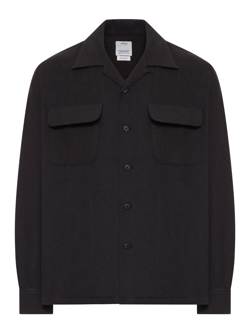 WOOL OVERSHIRT WITH PATCH POCKETS