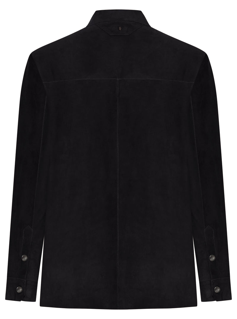 SUEDE OVERSHIRT