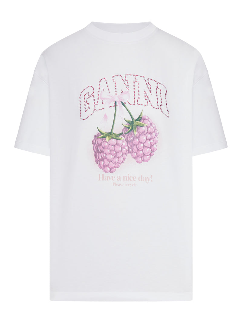 T-SHIRT IN JERSEY DI COTONE PESANTE CON STAMPA