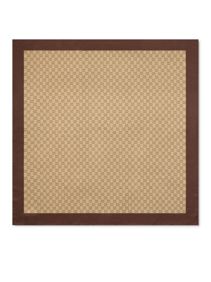 PRINTED SILK TWILL SCARF