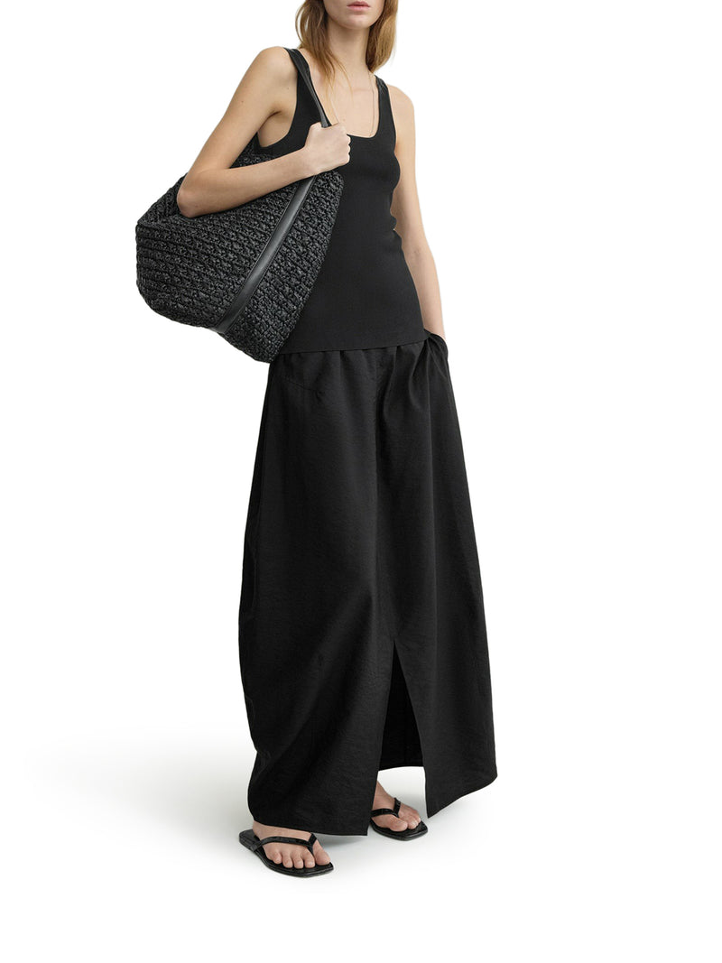 PARACHUTE SKIRT IN SILK