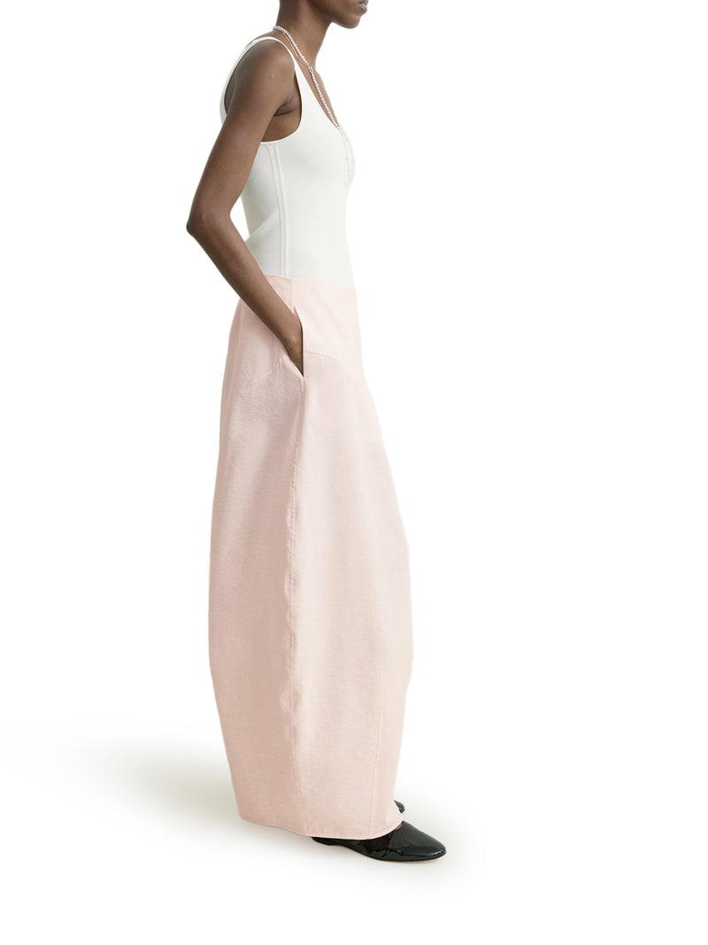 PARACHUTE SKIRT IN SILK