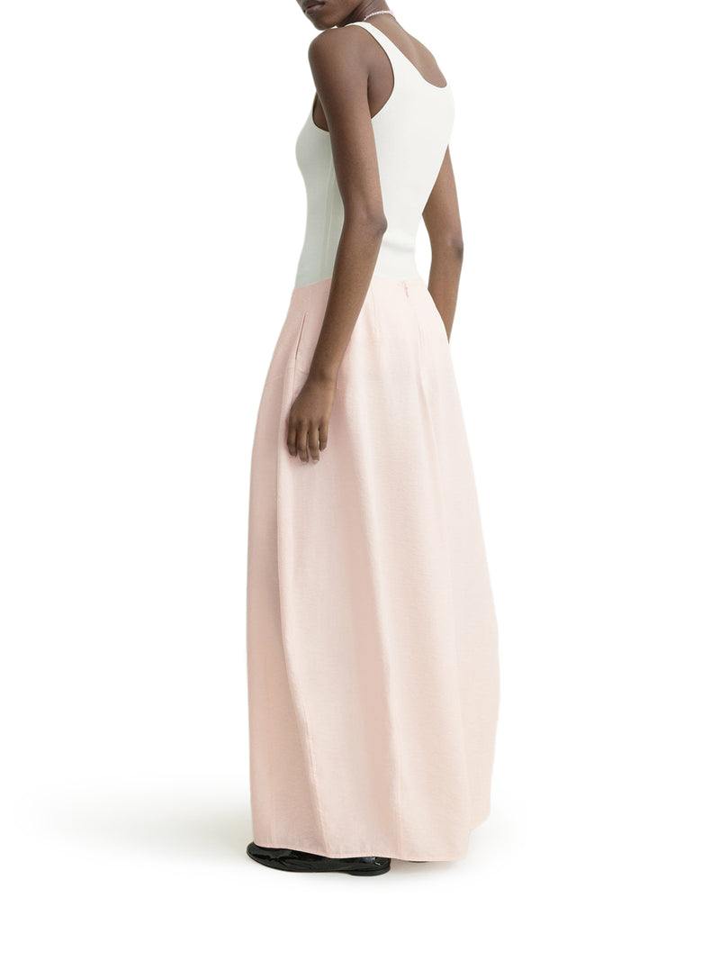 PARACHUTE SKIRT IN SILK