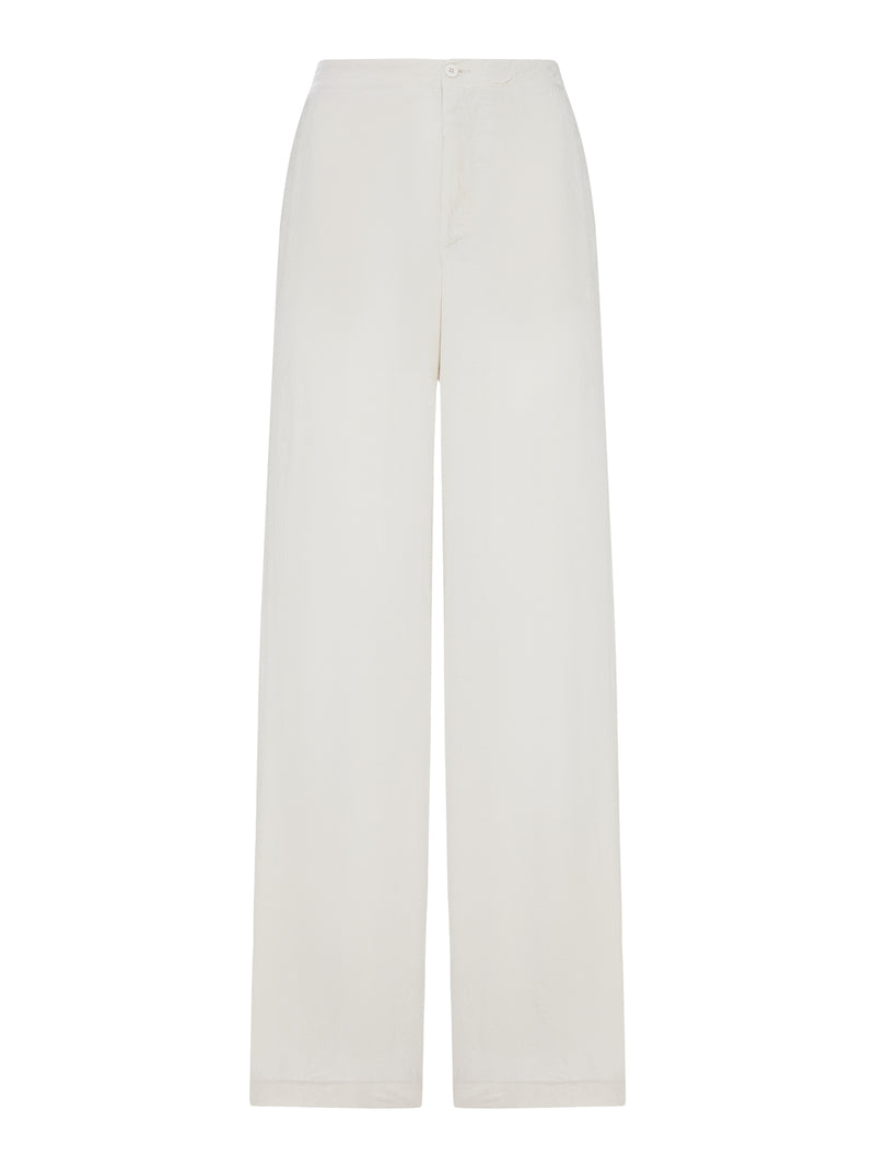PALAZZO LINEN TROUSERS