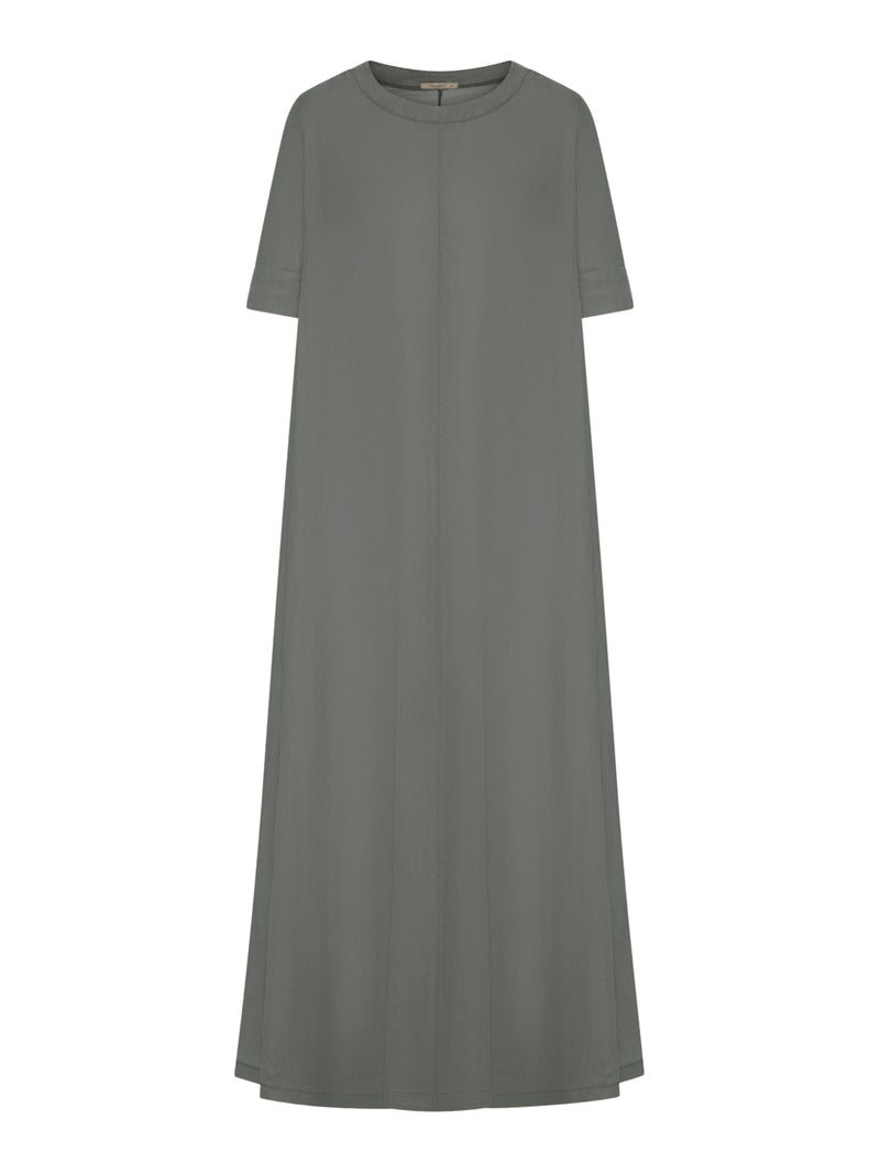 MINIMAL LONG LINEN DRESS