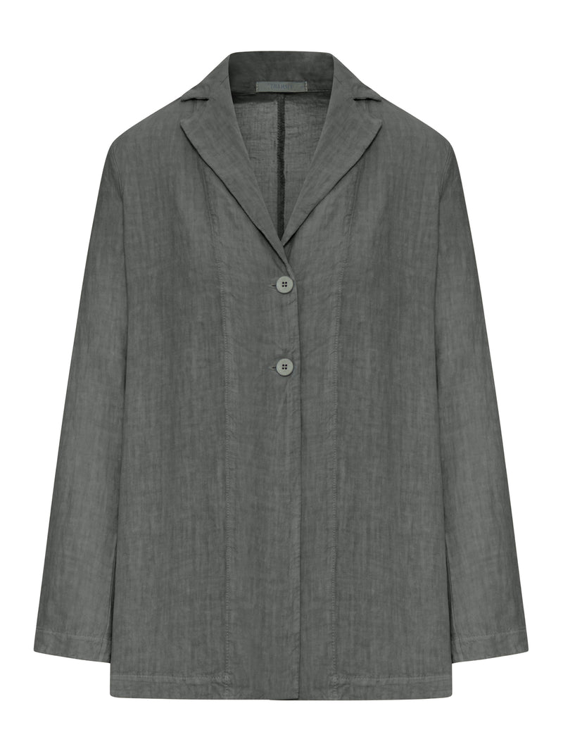 SINGLE-BREASTED LINEN JACKET