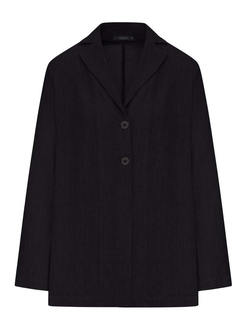SINGLE-BREASTED LINEN JACKET