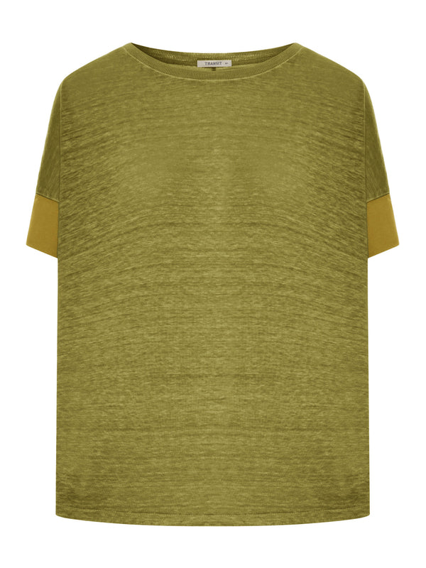 OVERSIZED T-SHIRT MADE OF DOUBLE FABRIC