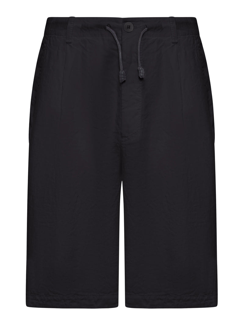 LINEN BERMUDA SHORTS WITH DRAWSTRING