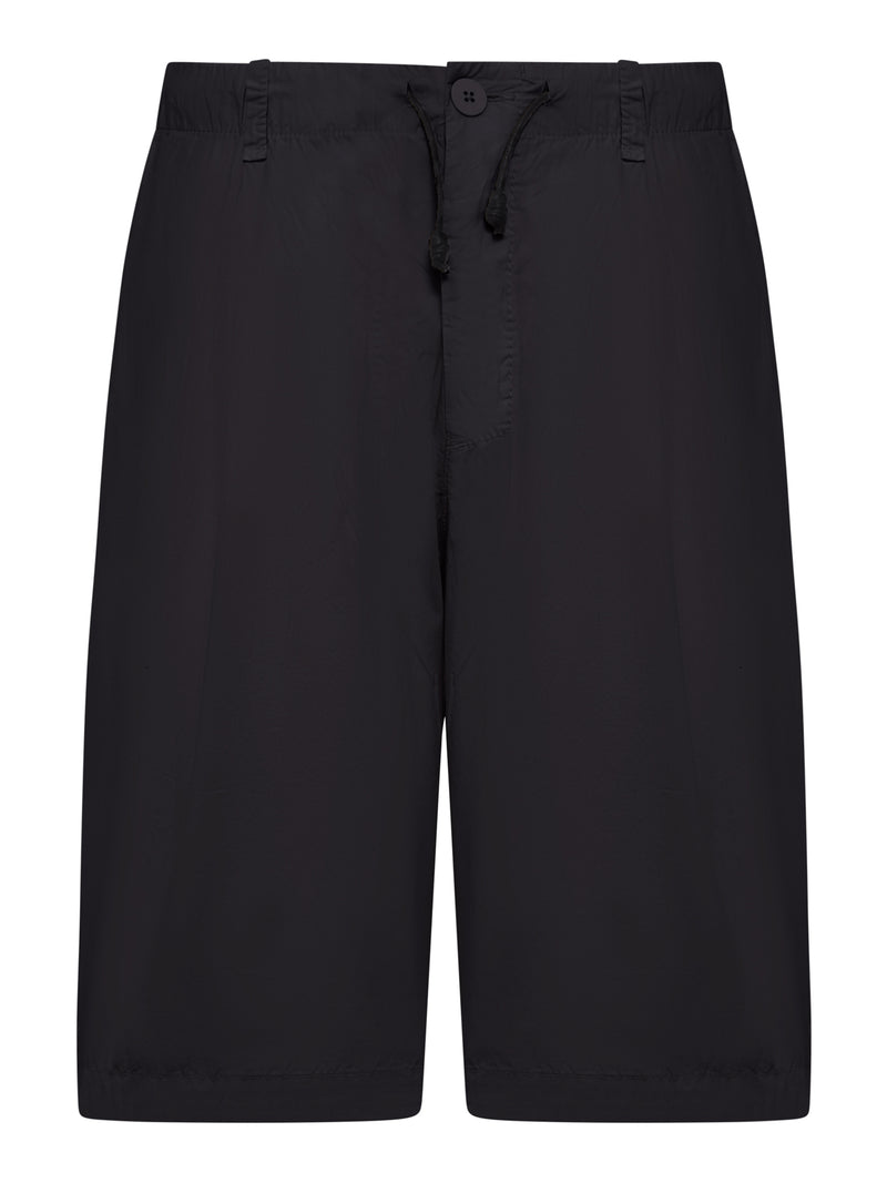 LIGHTWEIGHT COTTON BERMUDA SHORTS WITH DRAWSTRING