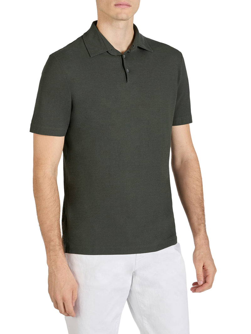 SLIM FIT POLO IN ICE COTTON