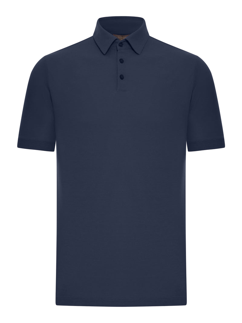 SLIM FIT POLO IN ICE COTTON