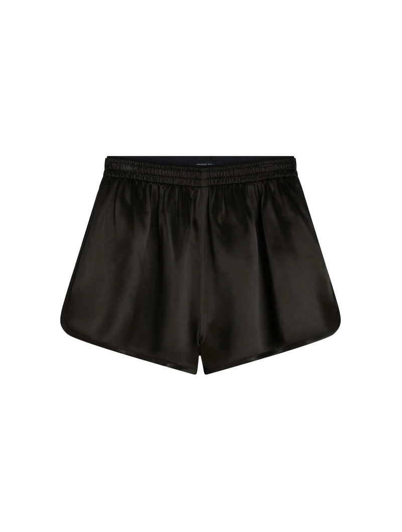 SATIN TRACK SHORTS
