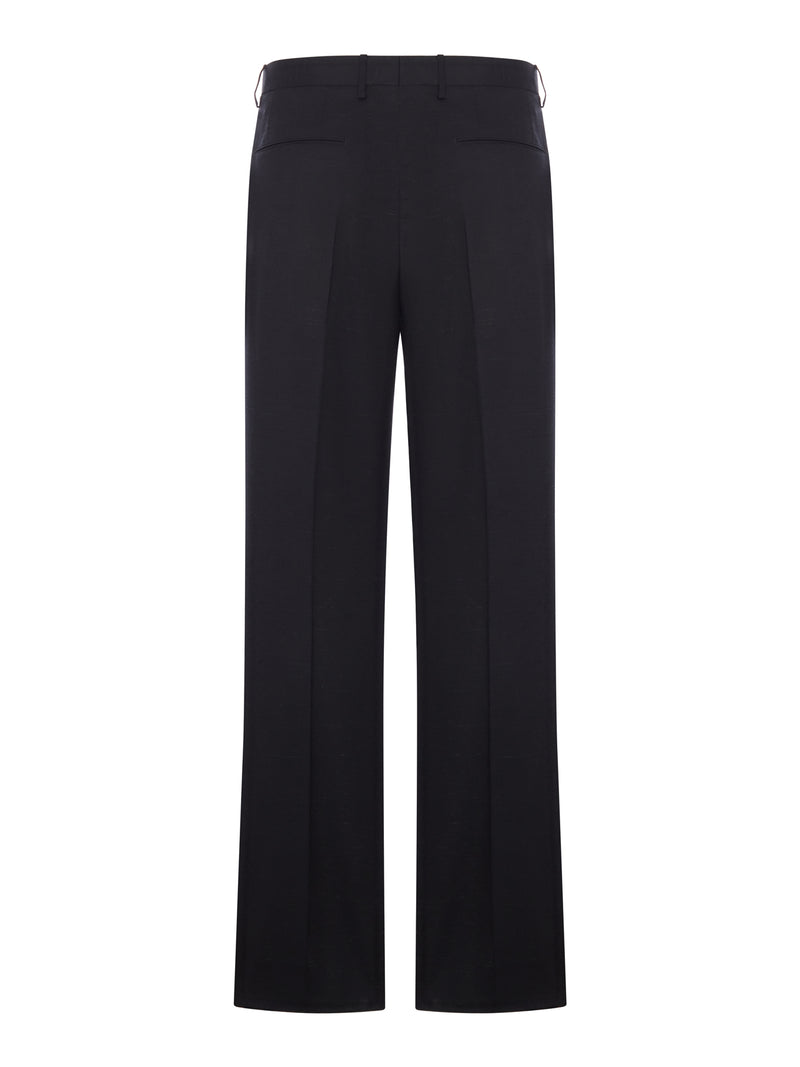 TAILORED TROUSERS WITH CENTRAL PLEAT