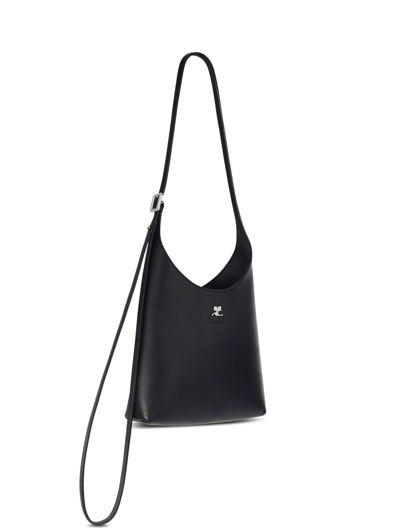 SMALL MELTED LEATHER TOTE BAG