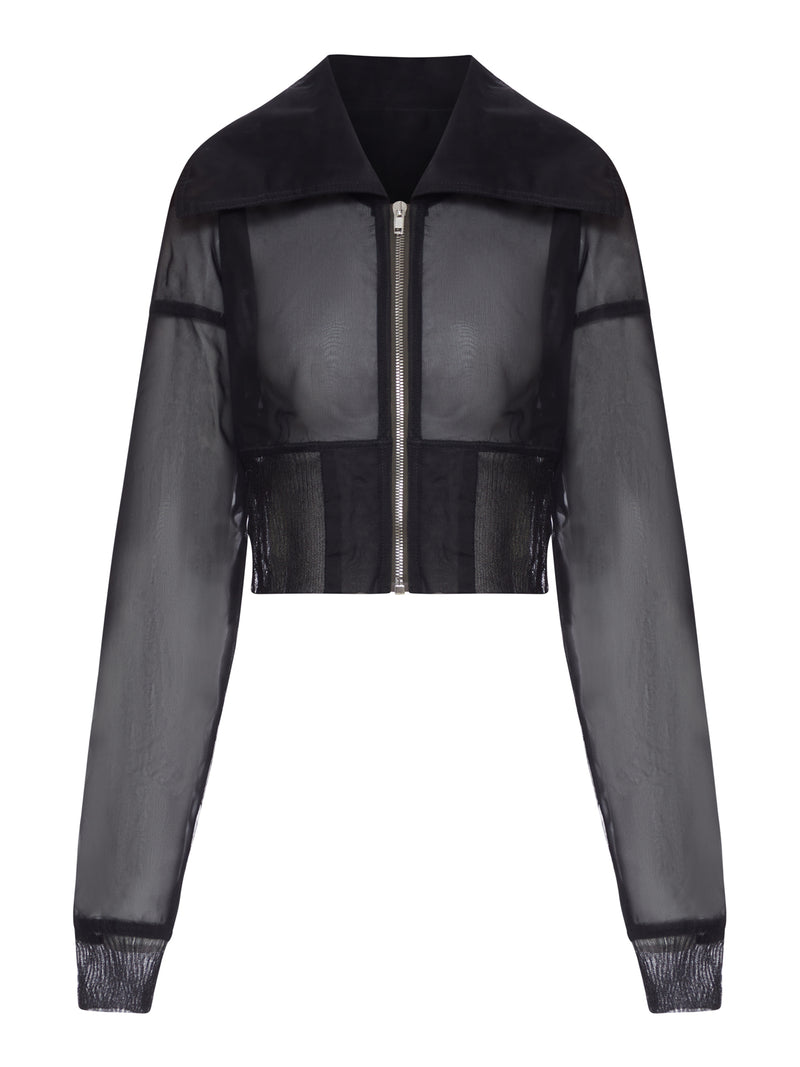 CROPPED DRACUCOLLAR BOMBER